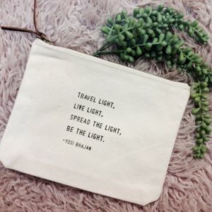 Minimalist Cosmetics Bag by Sugarboo Designs